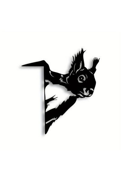 Choice TY4925 CIFbuy Metal Squirrel Garden Decoration Curious Squirrel Metal Squirrel For The Trees In Your