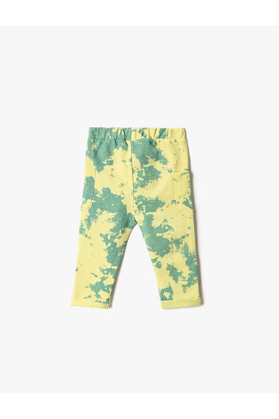 Koton Batik Patterned Side Pocket Detailed Sweatpants Tie Waist Elastic