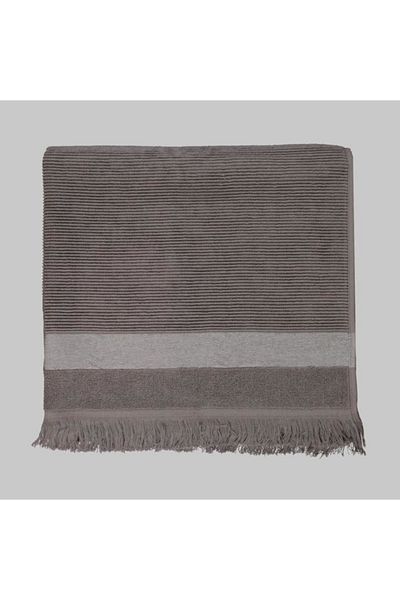 Sarev Street 80X150 cm Dark Gray Bath Towel