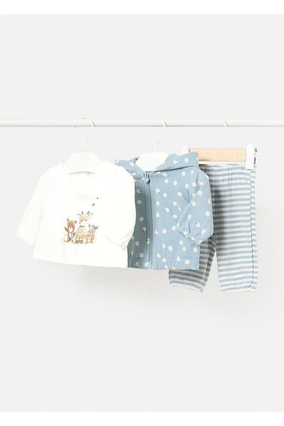 MAYORAL Blue Baby Girl 3 Piece Tracksuit Set