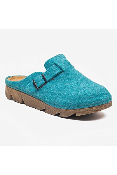 Carlaverde Anatomic Keçe Önü Kapalı Kışlık Kadın Ev Terlik 220505