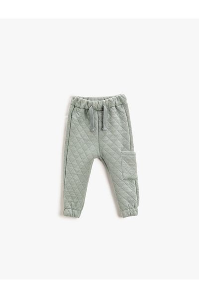 Koton Basic Sweatpants Quilted Waistband
