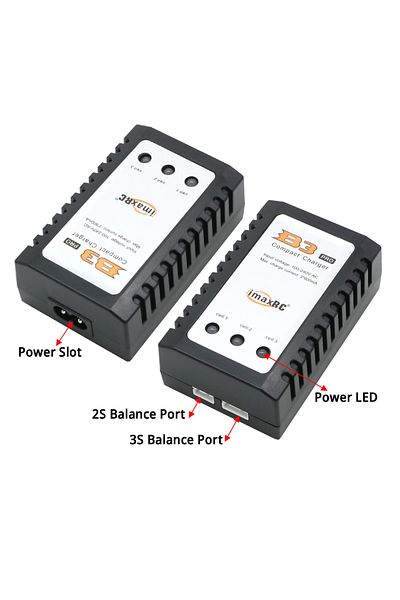 Choice B3-US-2PCS B3 Pro 7.4v 11.1v Li-polymer Lipo Battery Charger 2s 3s Cells for RC LiPo AEG Airsoft Bat