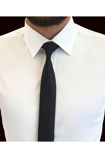 MODA By Joseph Slim Fit Long Sleeve Easy-Ironing Lycra Cotton Satin Shirt