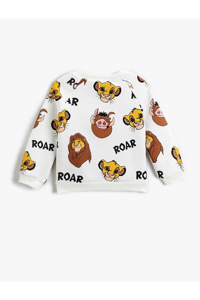 Koton Lion King Printed Sweatshirt Licensed