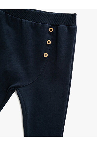 Koton Erkek Bebek Düğme Detaylı Jogger Eşofman Altı 3wmb40001tk