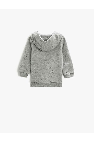 Koton Bedrucktes Kapuzen-Sweatshirt
