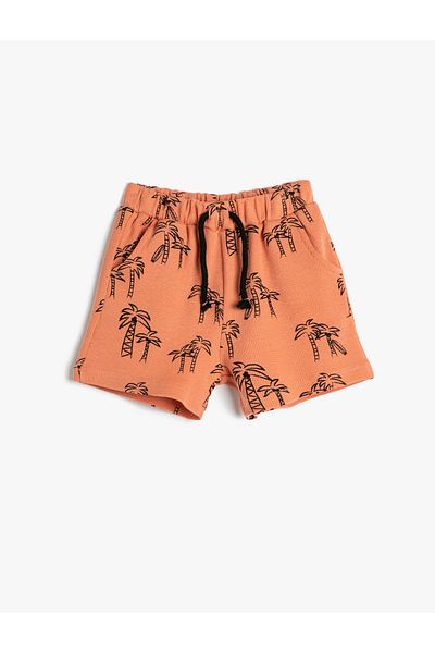Koton Shorts Basic Tie Waist Pocket Cotton