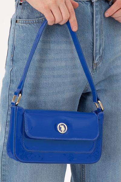 U.S. Polo Assn. Women's Saks Patent Leather Handbag 50300338 -Vr045