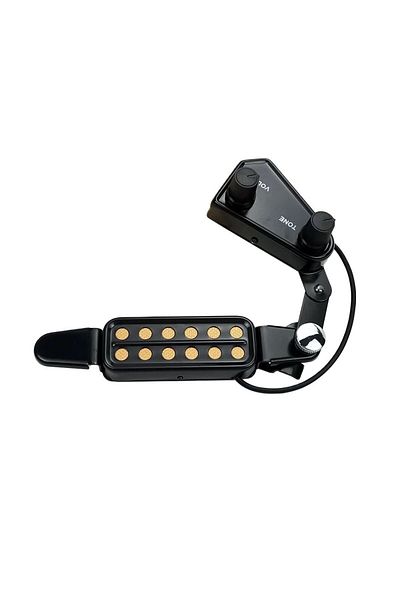 Choice 12-hole Acoustic Guitar Sound Hole Pickup Magnetic Transducer with Tone Volume Controller Audio C...