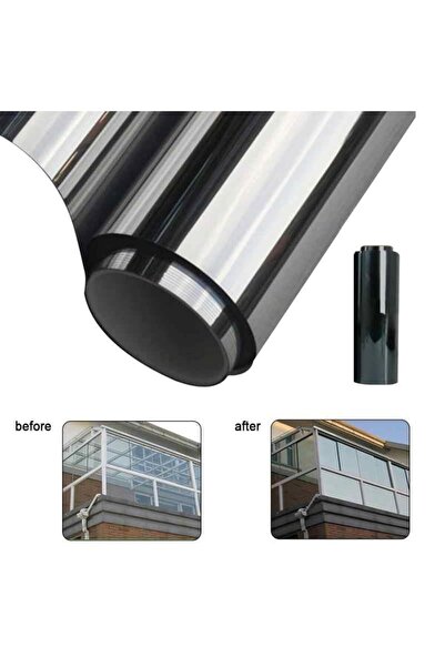 NewVario Aynalı Cam Filmi Amerikan Çizilmez 50 Cm X 5 Metre