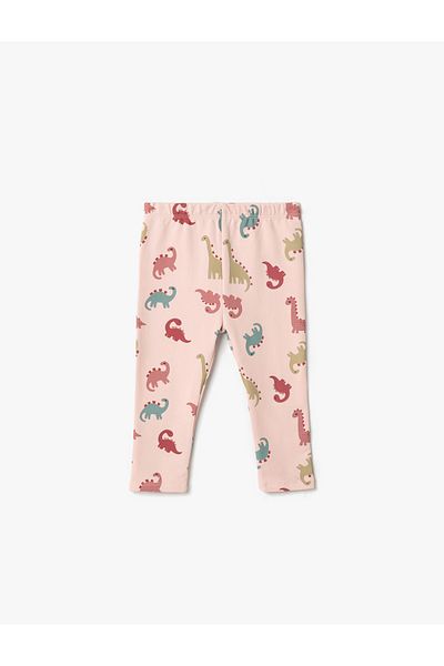 Koton Dinosaur Printed Leggings Cotton