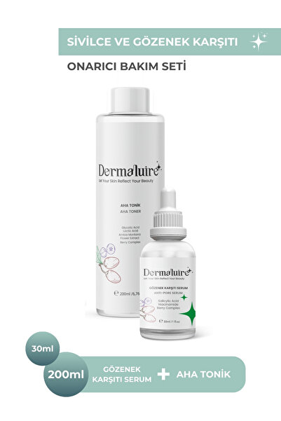 Dermaluire Sivilce Ve Gözenek Karşıtı Bakım Seti ( Aha Tonik, Gözenek Karşıtı...