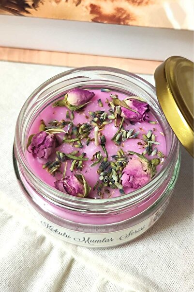 Nil Mum Pembe Düşler Gül Kokulu Mum 300 Gr.