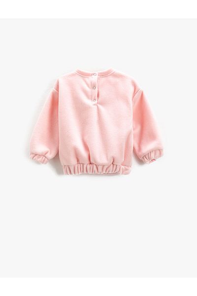 Koton Baby Girl Pink Sweatshirt