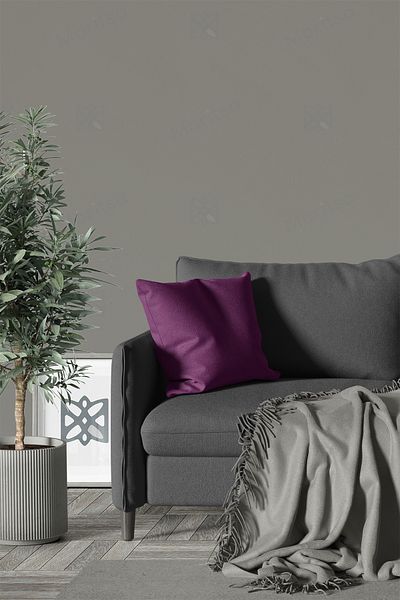 MARİTSA Velvet Textured Cherry Series - 40X40Cm Throw Pillow Cover