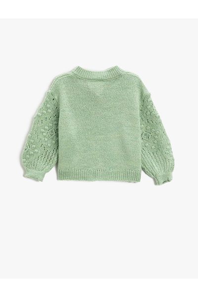 Koton Cardigan verde fetiță 3WMG90003AT