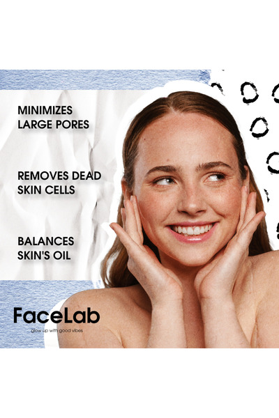 FaceLab Pore Refining Serum, Minimising Large Pores Serum, Balances Skin Oil, Removes Dead Skin Cell