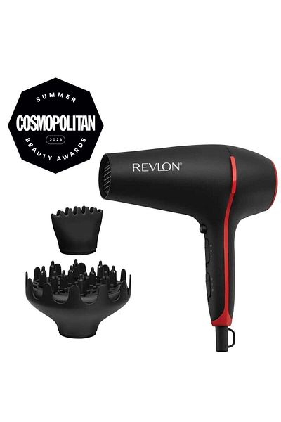 Revlon Smoothstay Coconut Oil-Infused Hair Dryer + Volumising Diffuser