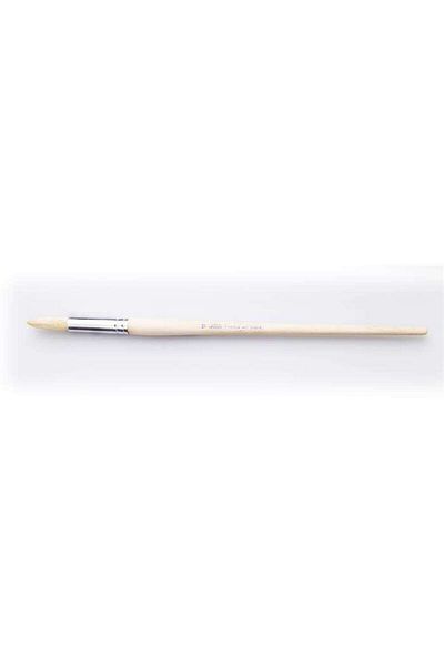 Pebeo Series 258R - Round White Bristle Bristle Brush No18