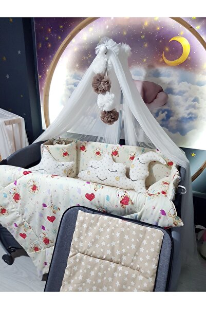 bebek_iklimi 70X110 Baby Sleeping Set - Luxury Mosquito Net and Apparatus. Te...