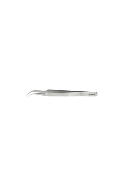 CETA FORM 130 mm Stainless Tweezers 06 - Curve and Pointed Tip 0.5 mm