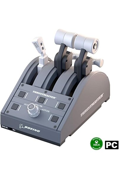 Thrustmaster TCA Quadrant Boeing Edition: Replica Throttle, Flaps, Autopilot, Swappable Levers for Xbox & PC