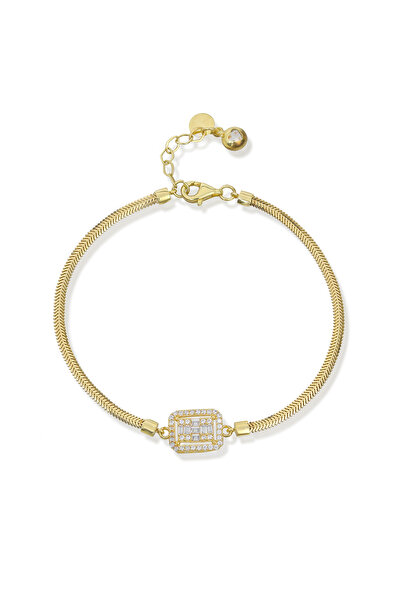 Altınkesesi 8 Ayar Altın Balıksırtı Baget Bileklik