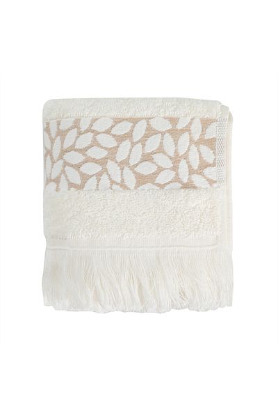 Mudo Home LUCA LEAF 30x50 Jacquard Hand Towel
