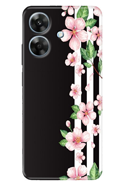 HİKİNG A41 Uyumlu Kılıf Hiking A41 6.52 inc Desenli Cover Silikon Şato Bahçesi