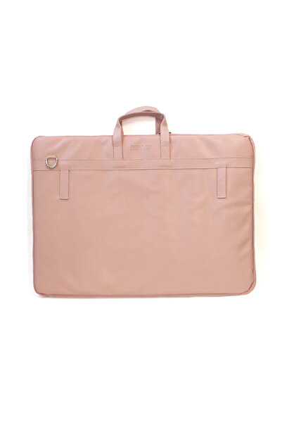 BBACK Suni Deri Proje Çantası 55x75 cm Somon 562