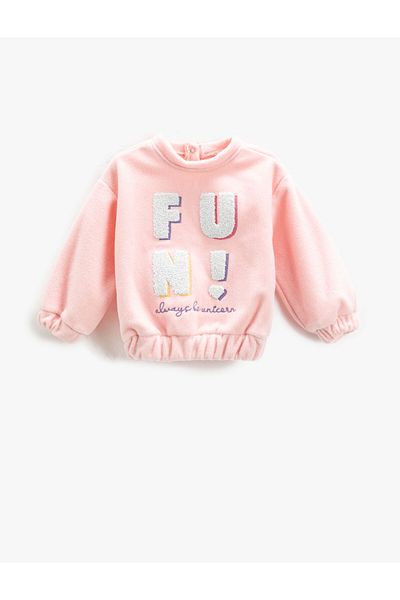 Koton Baby Girl Pink Sweatshirt