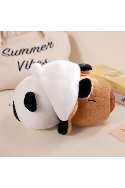 Choice 24cm Double-sided Flip Panda Toy Capybara Transform Plush Doll 2-in-1 Capybara Flip Change Transform