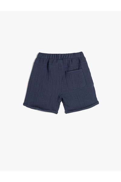 Koton Shorts Pocket Elastic Waist Cotton