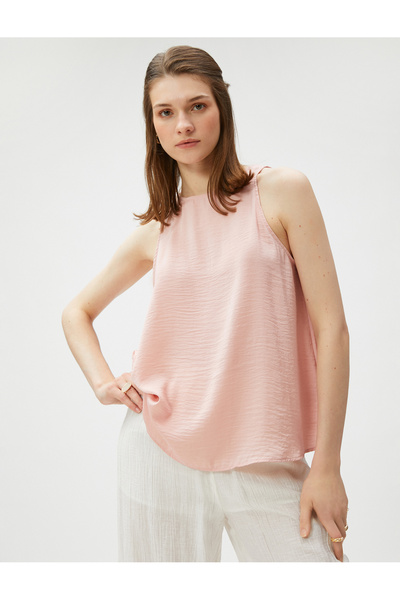 Koton Basic Tank Top Αμάνικος λαιμόκοψης
