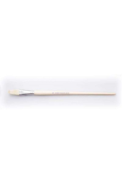 Pebeo Series 258Kf - White Bristle Bristle Brush No18 Cat Tongue