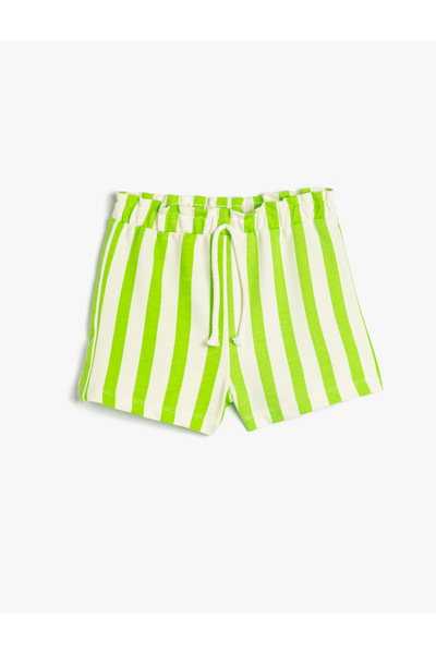 Koton Şort Beli Bağlamalı Pamuklu