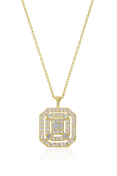 Altınkesesi 8 Ayar Altın Baget Uçlu Kolye