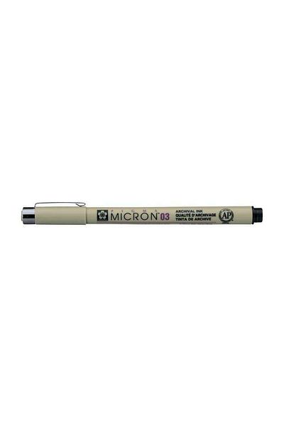 Sakura Pigma Micron 03 - 0.35mm Black Design