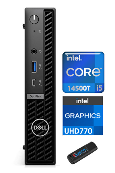 Dell Pc Optıplex 7020MFF  I5-14500T 48GB Ddr5 256GB SSD WINDOWS11PRO N007O702...