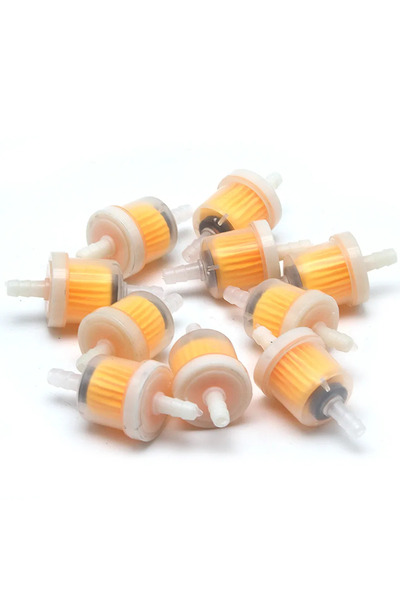 Choice Universal 10Pcs/set 6mm Hose Motorcycle Petrol Gas Fuel Gasoline Oil Filter For Scooter Motorcycl...