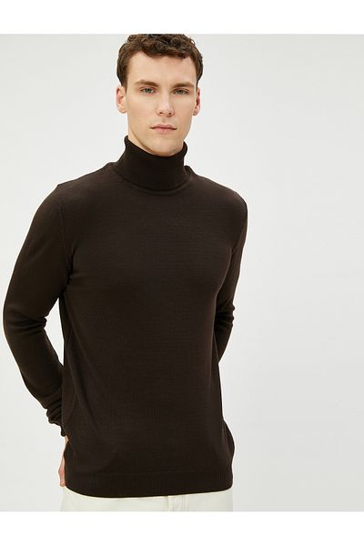 Koton Acrylic Knitwear Sweater Turtleneck