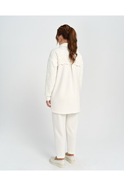 FUAT GÜRSEN Камінням оздоблена туніка з вирізом під горло та полом