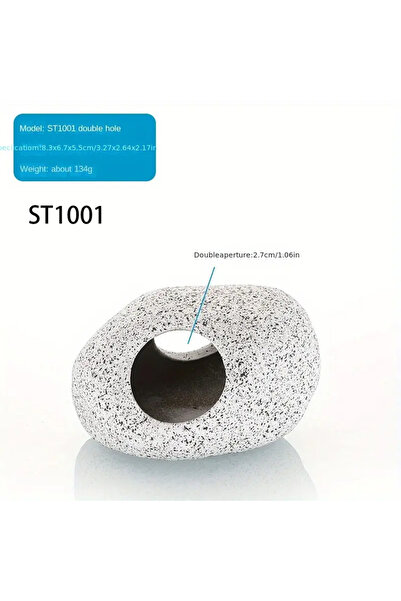 Choice1 وعاء طيني صغير ST1001 لتزيين حوض السمك على شكل كهف، أضف لمسة طبيعية إ...