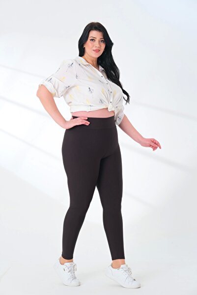 Lady Majestic Visok struk Oblikuje figuru Skuba tkanina Sa likrom Čupkani mat...