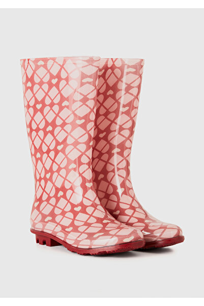 United Colors of Benetton Unisex Pembe Mix Yağmur Çizmesi