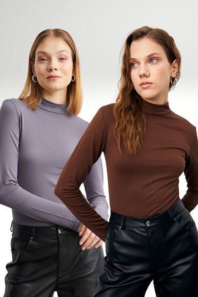 Bipantolon Γυναικείο κορμάκι Bitter Brown Grey 2 τεμαχίων