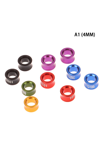 choice2 4mm 10Pcs 4/5/6/7/8mm Parrot Leg Rings Pigeon Foot Rings Bird Parrot Feeding Identification Outdoor