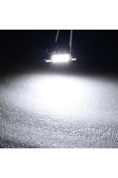 Choice 4 قطع Canbus 36MM C5W 6418 الأبيض سيارة LED رقم لوحة ترخيص المصابيح ل بنز W211 W203 W210 ...