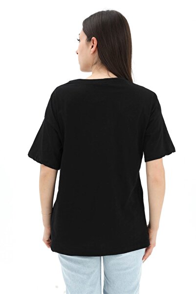 VAPUR Tričko Crew Neck Cowboy Hat Jersey – černé